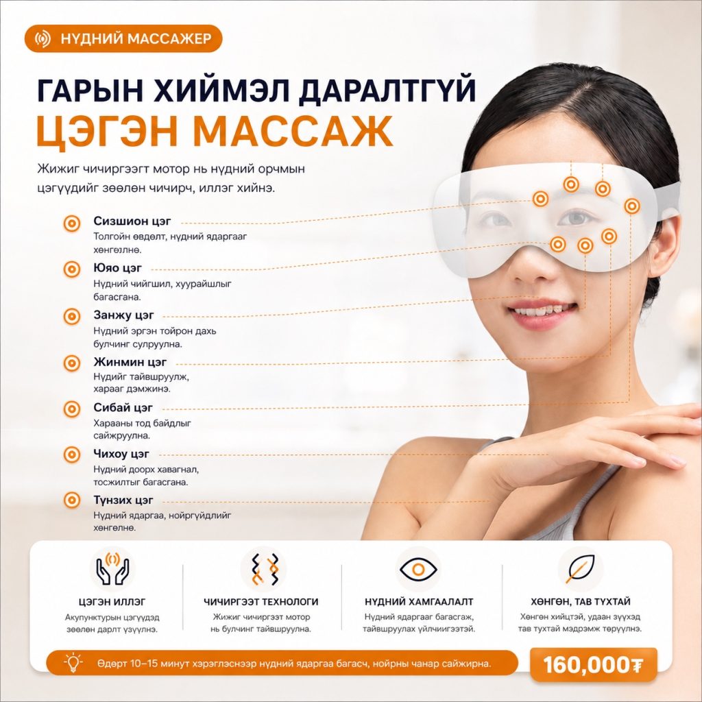 НҮДНИЙ МАССАЖЕР